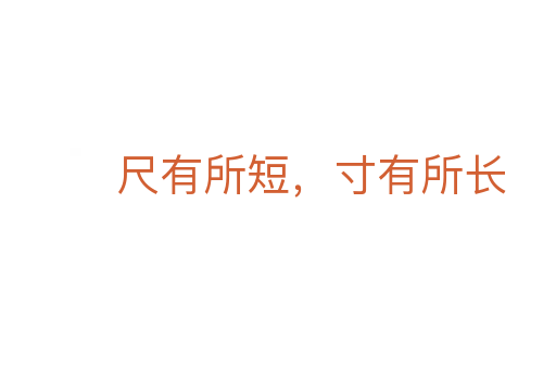 尺有所短，寸有所長