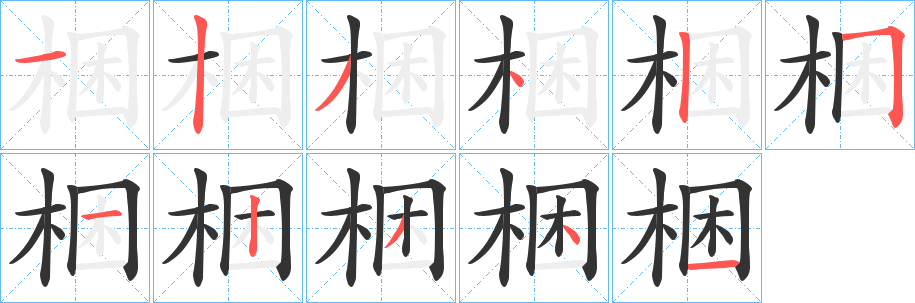 梱的筆順?lè)植窖菔?>
					
                    <hr />
                    <h2>梱的基本信息</h2>
                    <div   id=